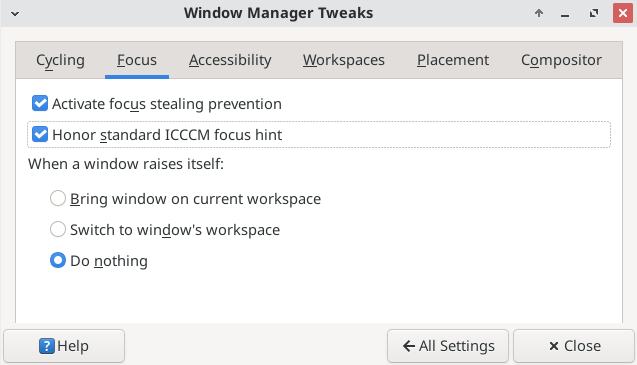 Window Manager Tweaks